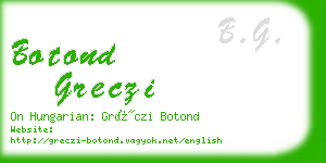 botond greczi business card